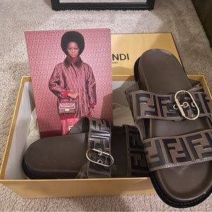 Fendi Slides FF monogram